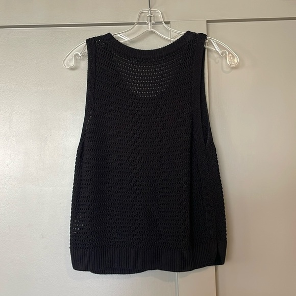 black sweater tank / lightweight / like new / M - Picture 1 of 9